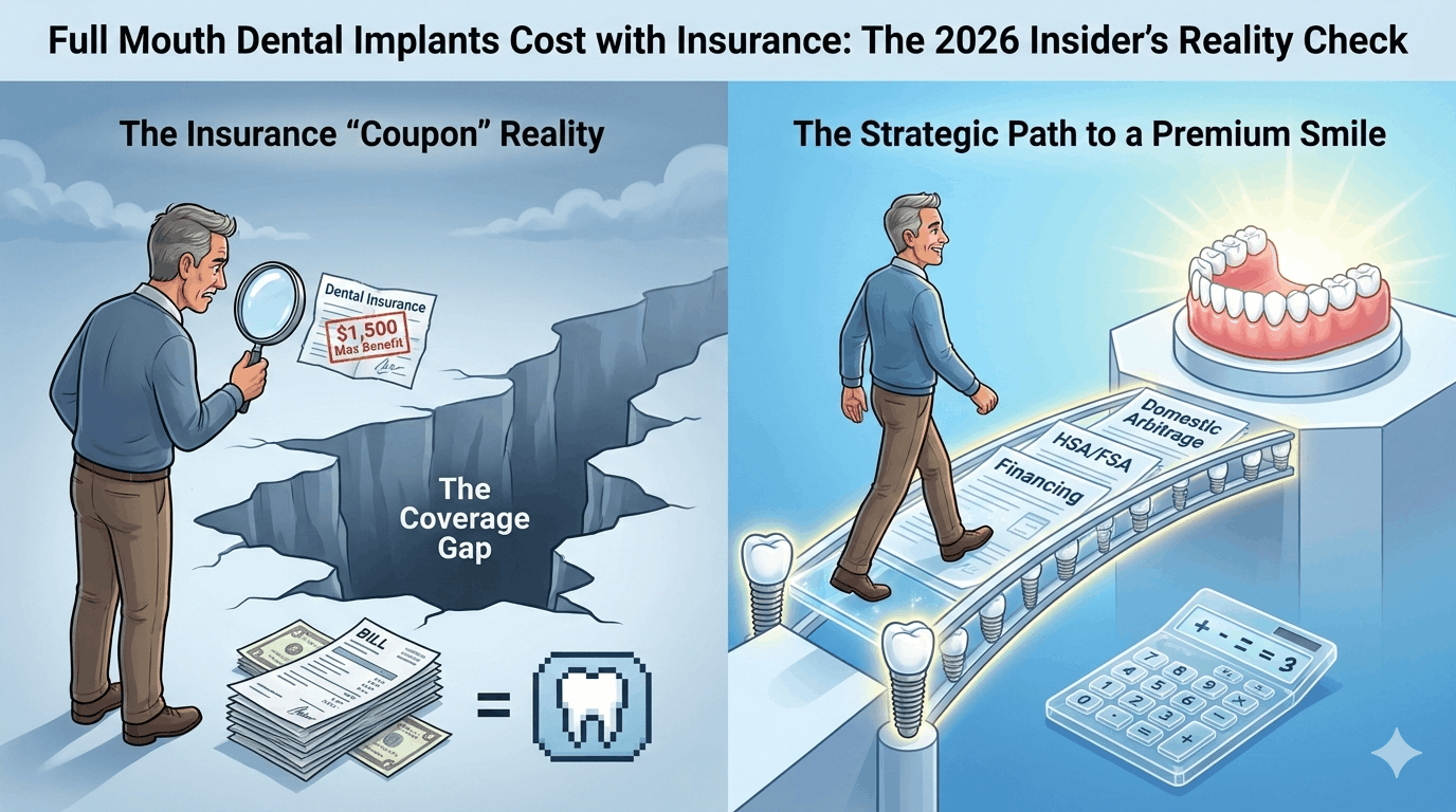 Full Mouth Dental Implants Cost with Insurance